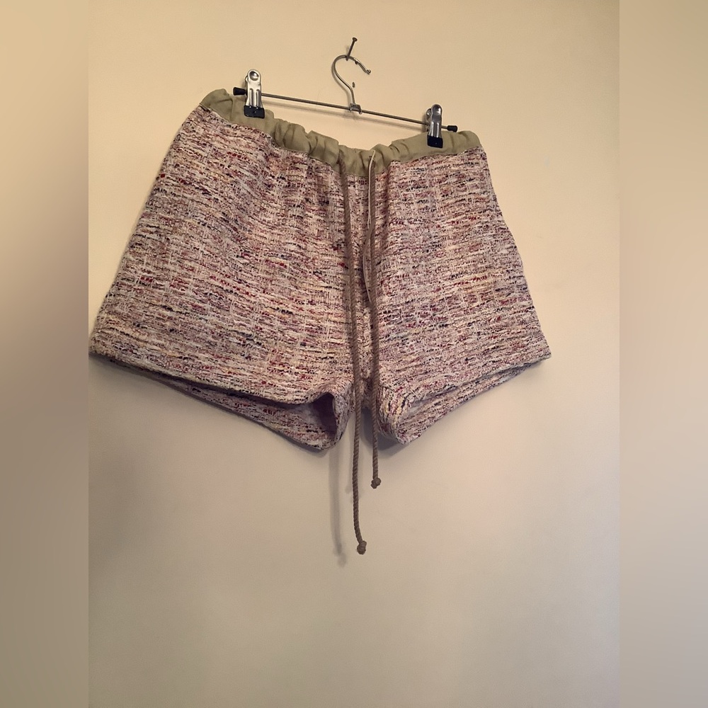 The Salting Pollack Tweed Pattern Mini Shorts XS NWT
